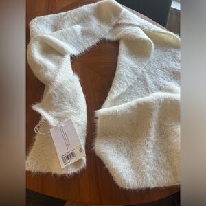 FRAME Cream Scarf and Hat